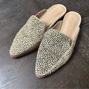 Gibson latimer cheetah pointed toe slip shoes